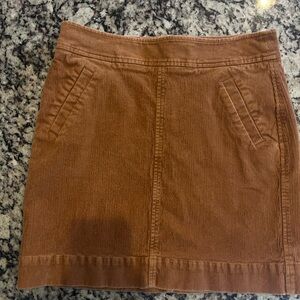 ANN TAYLOR LOFT skirt size 2 corduroy mini Skirt